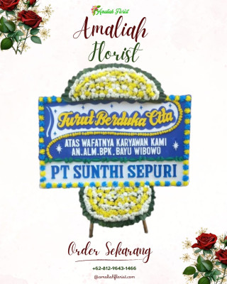 Papan Bunga Duka di Mekar Rahayu
