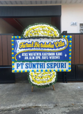 Papan Bunga Duka di Mekar Rahayu