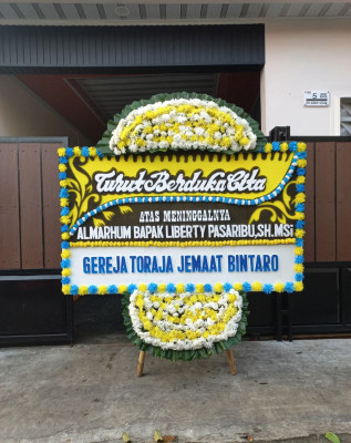 Papan Bunga Duka di Mekar Rahayu
